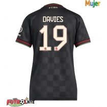 Camiseta Bayern Munich Alphonso Davies #19 Tercera Equipación para mujer 2025-26 manga corta